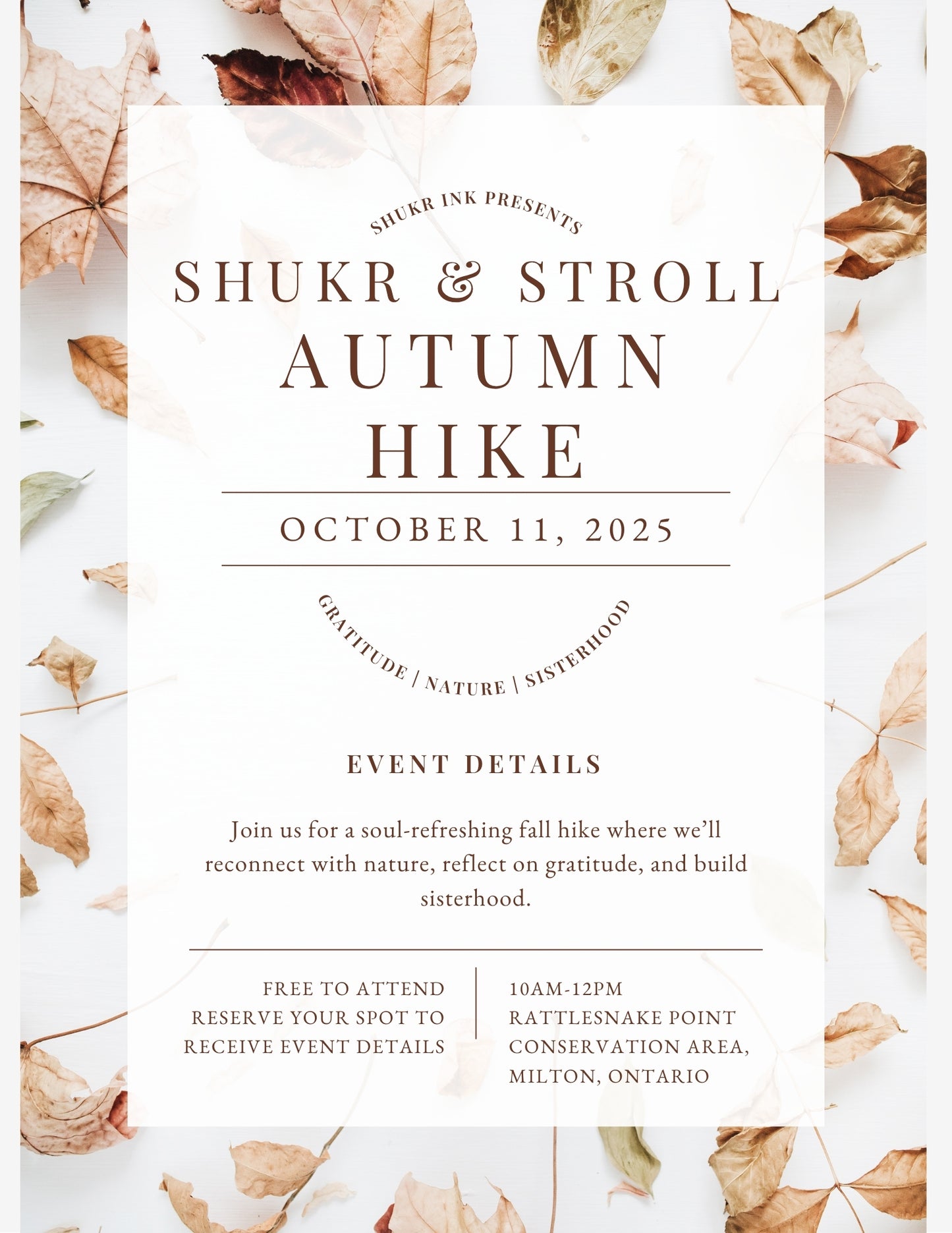 Shukr & Stroll