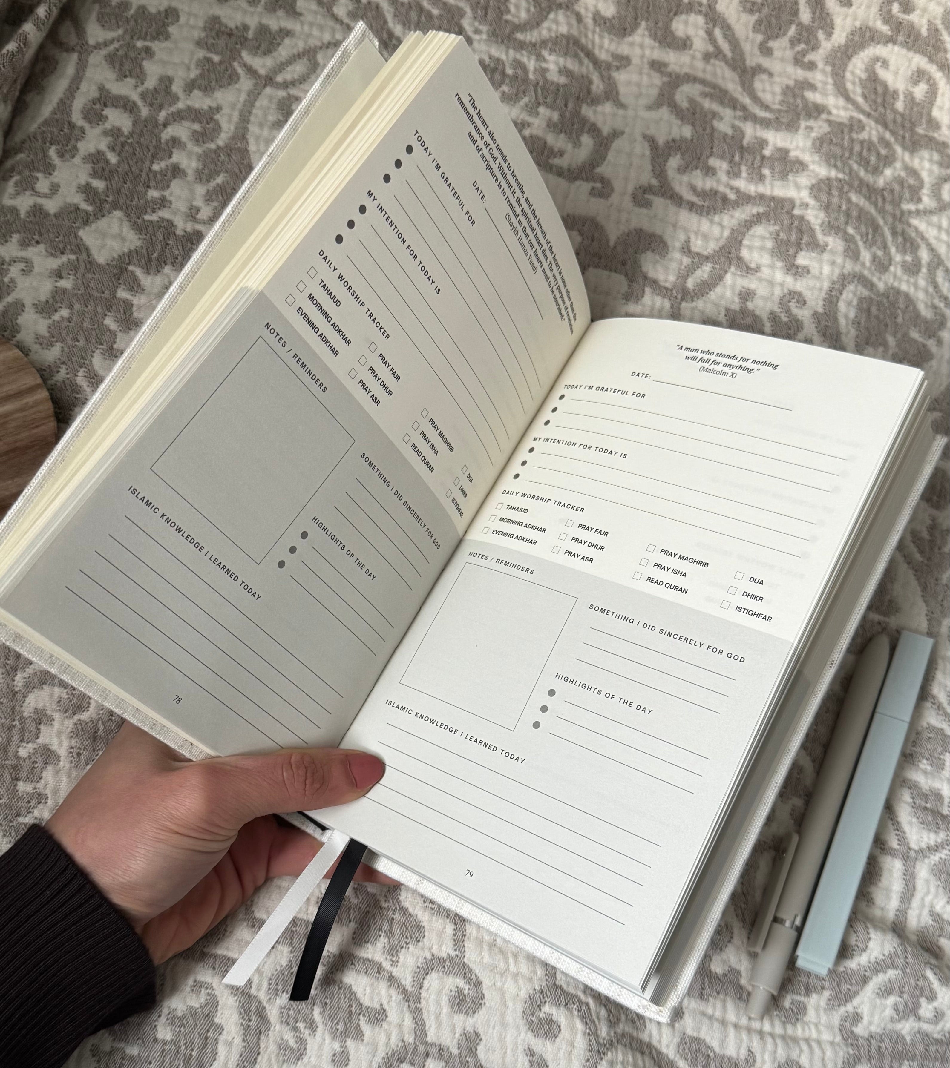 Dove Linen Gratitude Journal