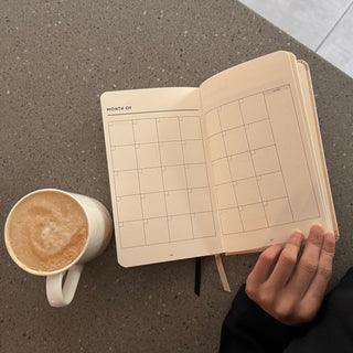 Latte Leather Gratitude Journal