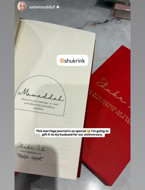 This marriage journal is so special 🥹