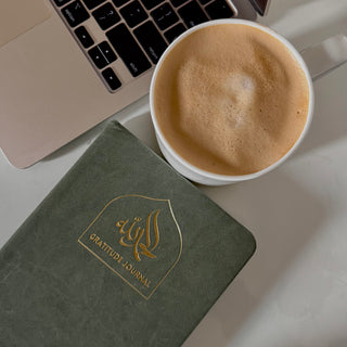 Olive Leather Gratitude Journal