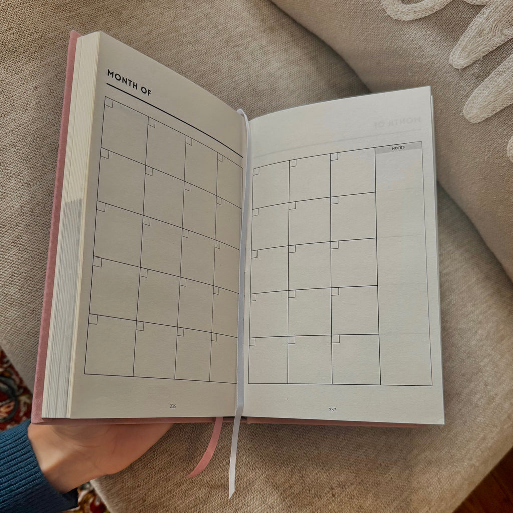 Blush Linen Gratitude Journal