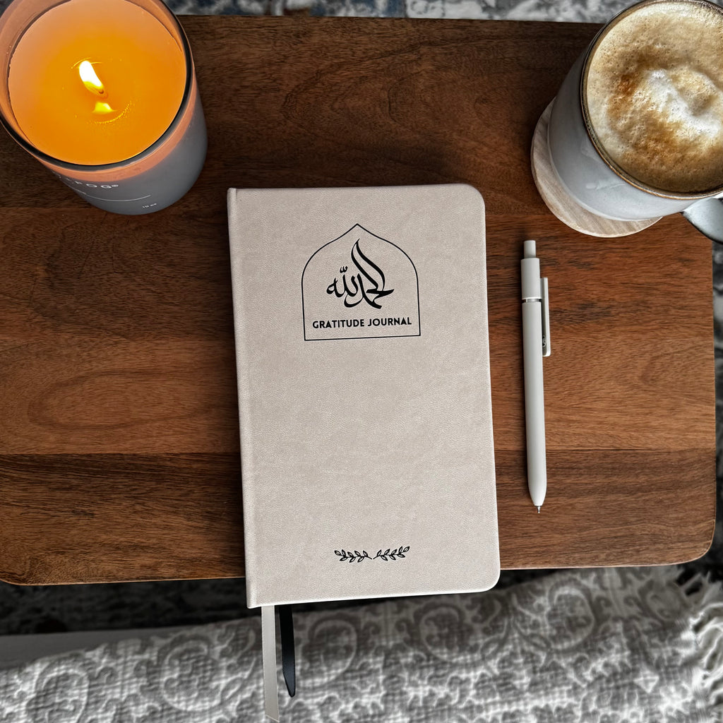 Latte Leather Gratitude Journal