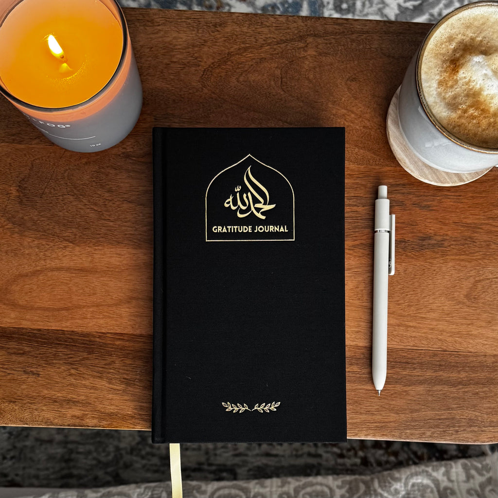 Midnight Linen Gratitude Journal