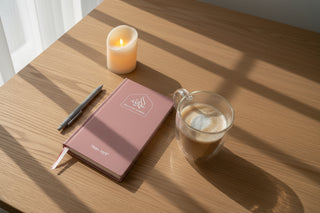 Blush Linen Gratitude Journal