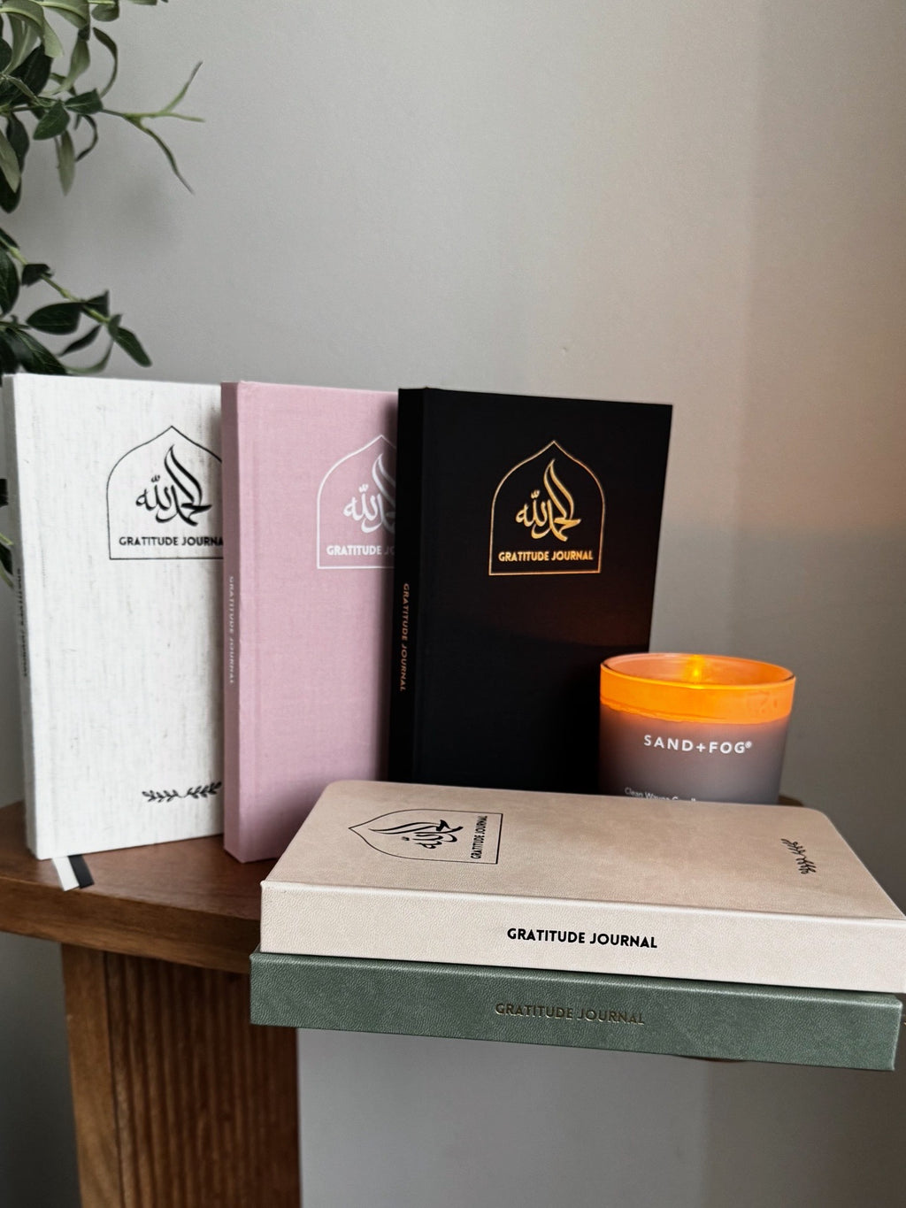 Blush Linen Gratitude Journal