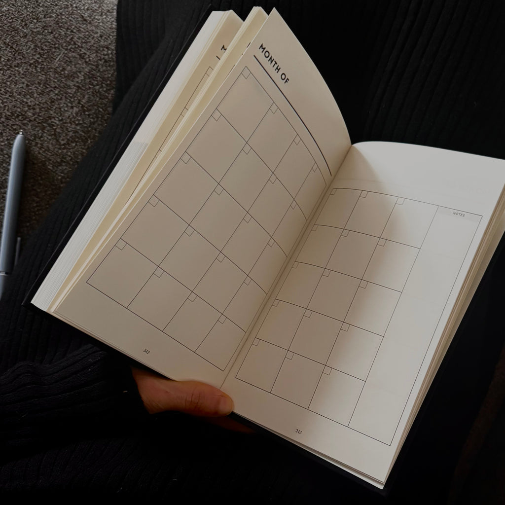 Midnight Linen Gratitude Journal