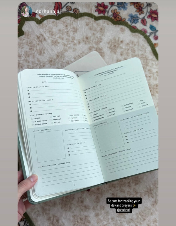 So cute for tracking your day and prayers ✨