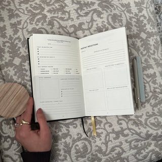 Midnight Linen Gratitude Journal