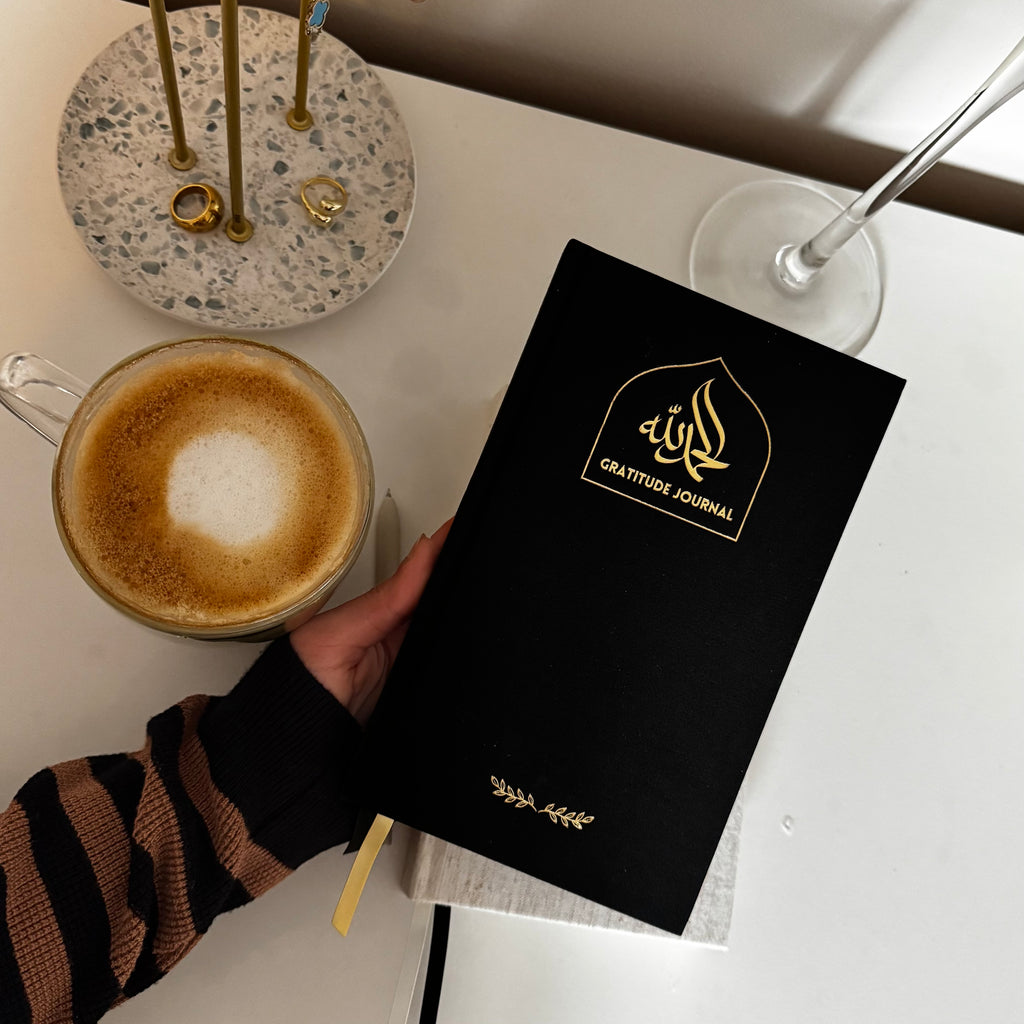 Midnight Linen Gratitude Journal