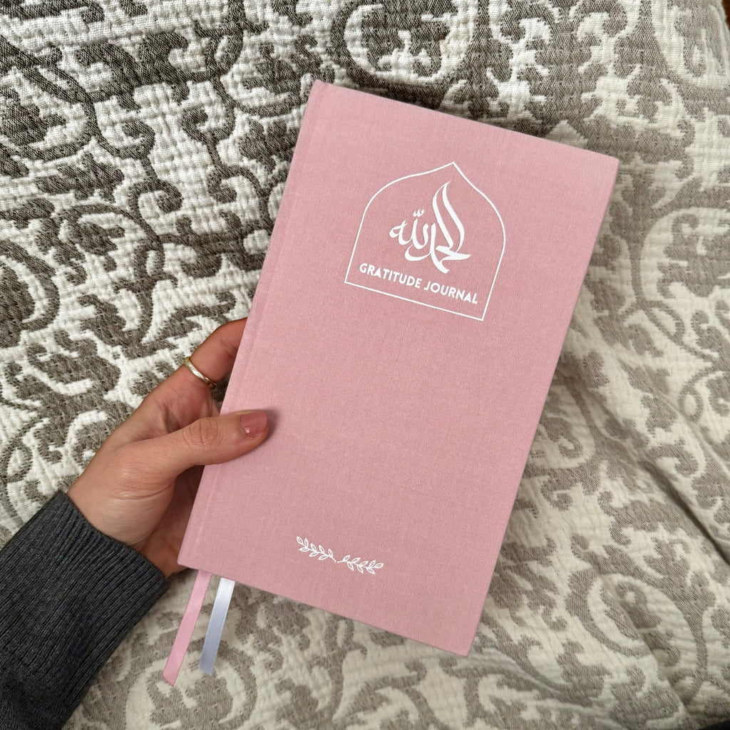 Blush Linen Gratitude Journal
