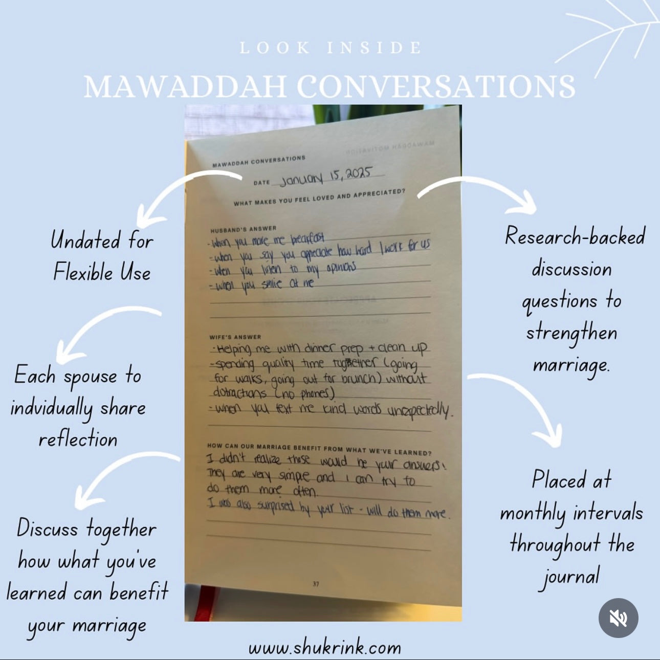 Mawaddah Marriage Journal